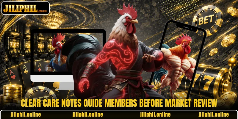 Clear care notes guide members before market review