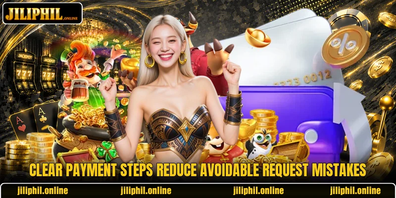 Clear payment steps reduce avoidable request mistakes