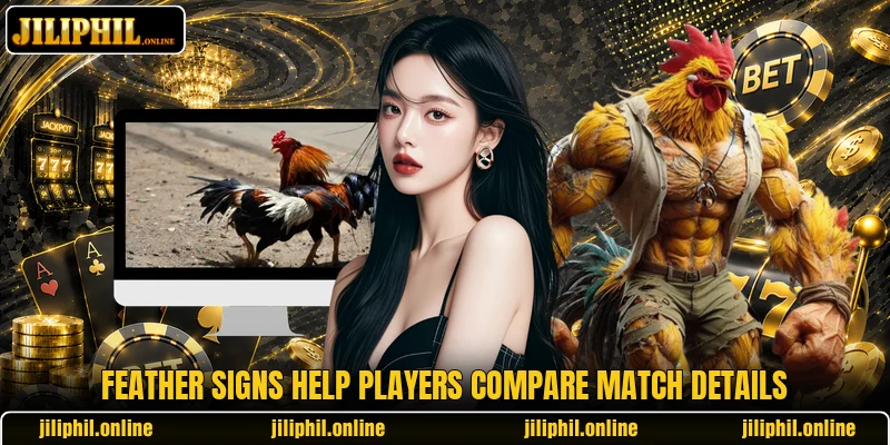 Feather signs help players compare match details