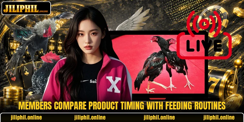 Members compare product timing with feeding routines