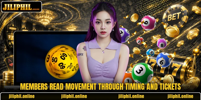 Members read movement through timing and tickets