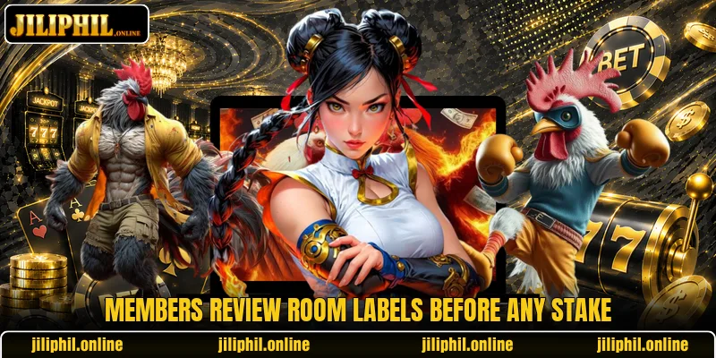 Members review room labels before any stake