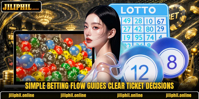 Simple betting flow guides clear ticket decisions