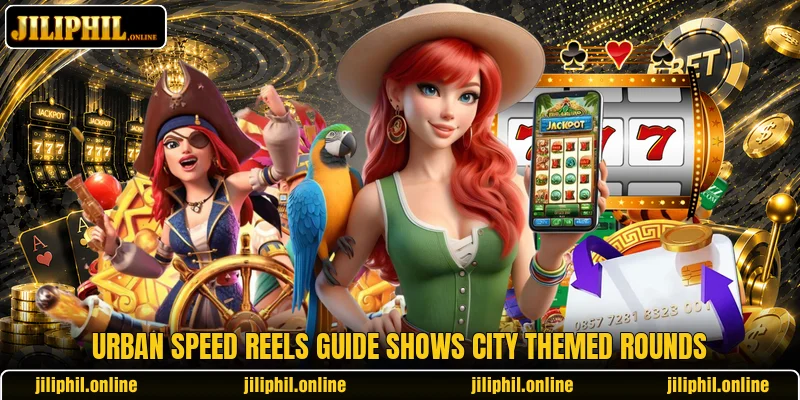 Urban Speed Reels guide shows city themed rounds